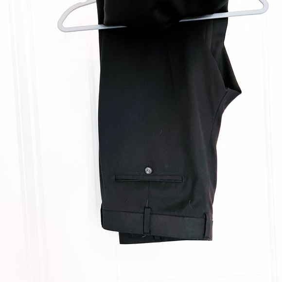 Black Mens Dress Pants Van Huesen 32x30 - Picture 2 of 2